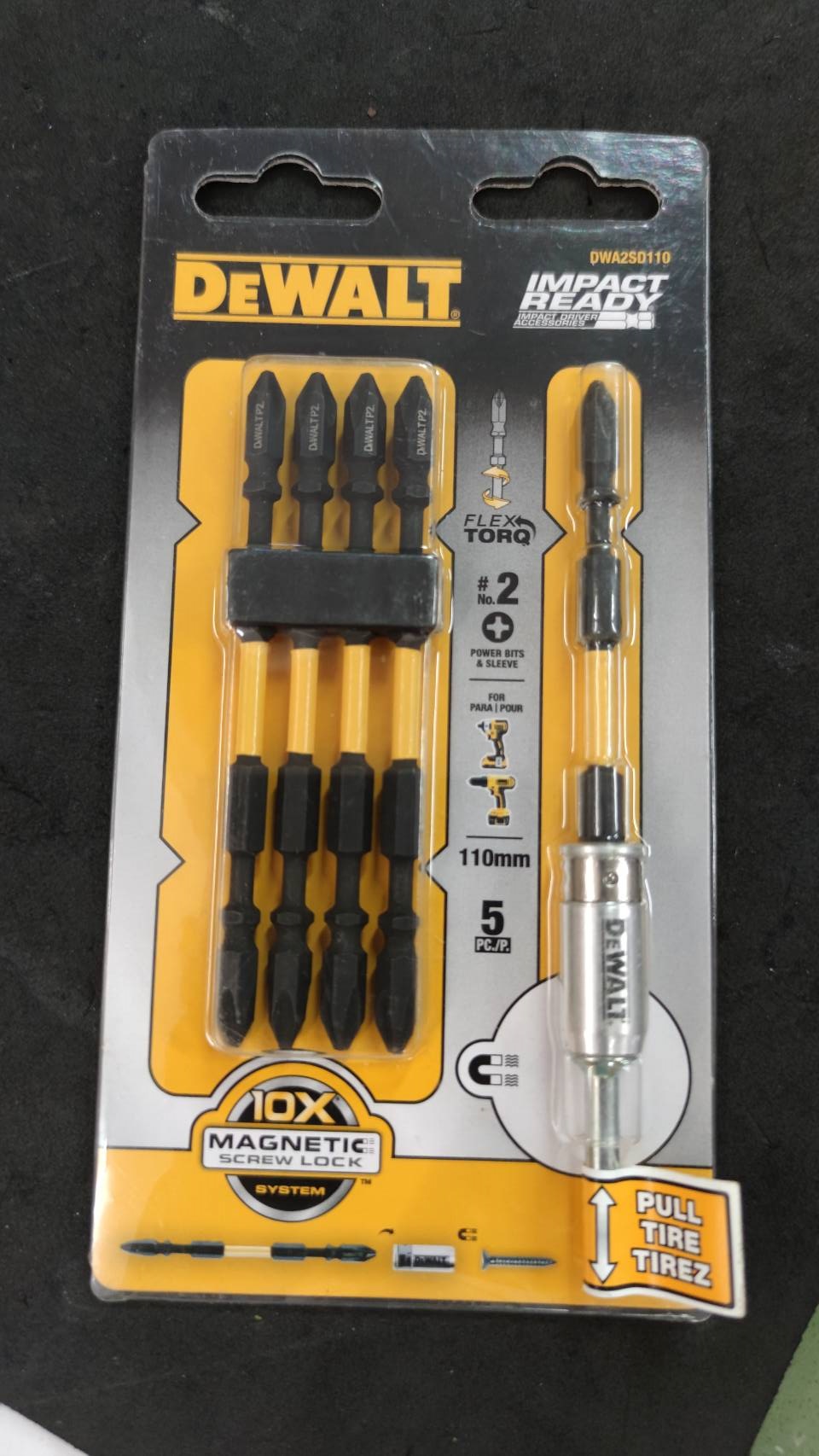 ดอกไขควงPH2x110 DWA2SD110 DEWALT