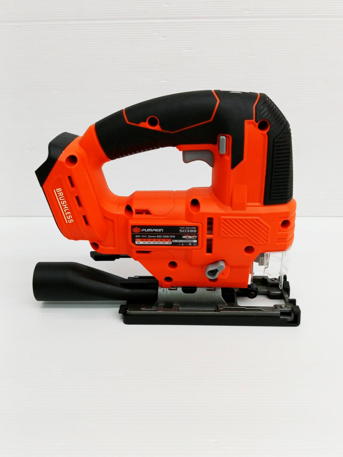 PUMPKIN INFINITY POWER 20V เลื่อยจิ๊กซอว์ไร้สาย ไร้แปรงถ่าน INF-26JSB (เครื่องเปล่า) /50388