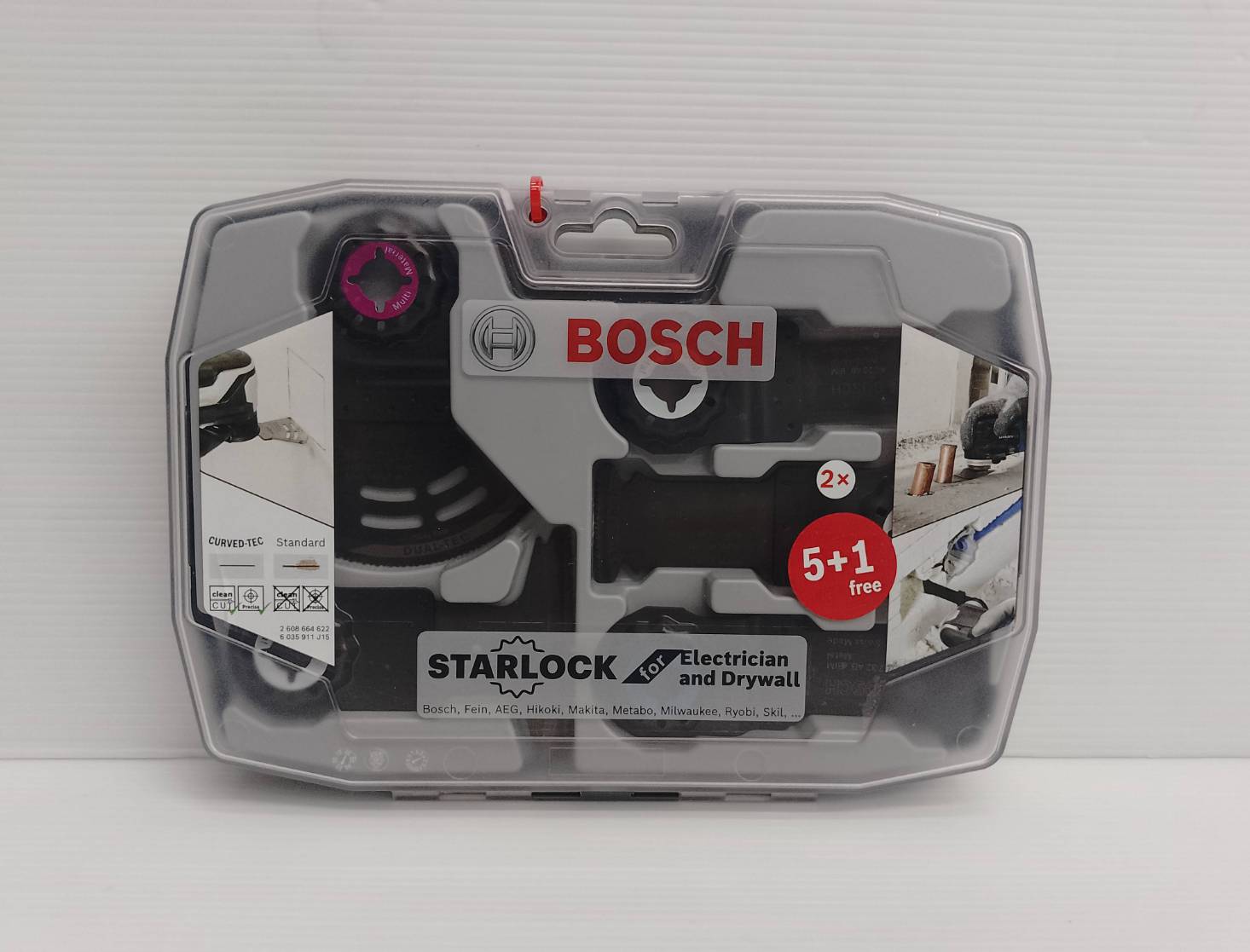 ชุดใบมัลติทูล5+1 Electrician and Drywall BOSCH 2608664622