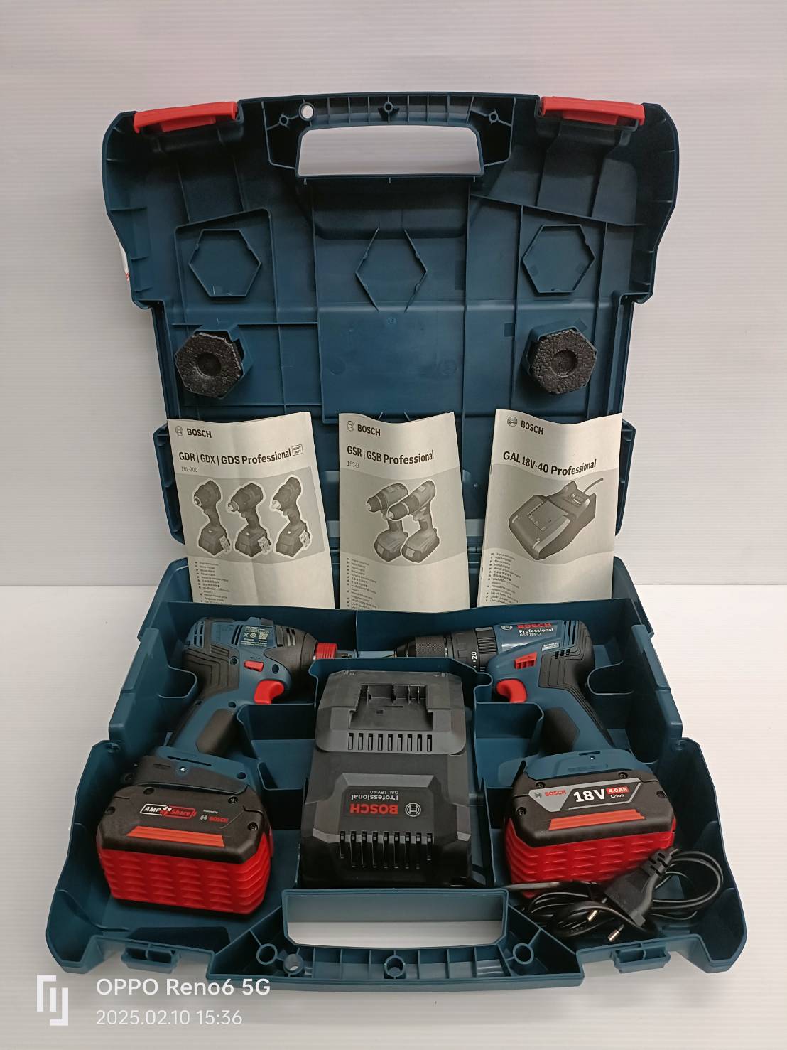 คอมโบ้ GSB185-LI+GDX18V-200 BOSCH