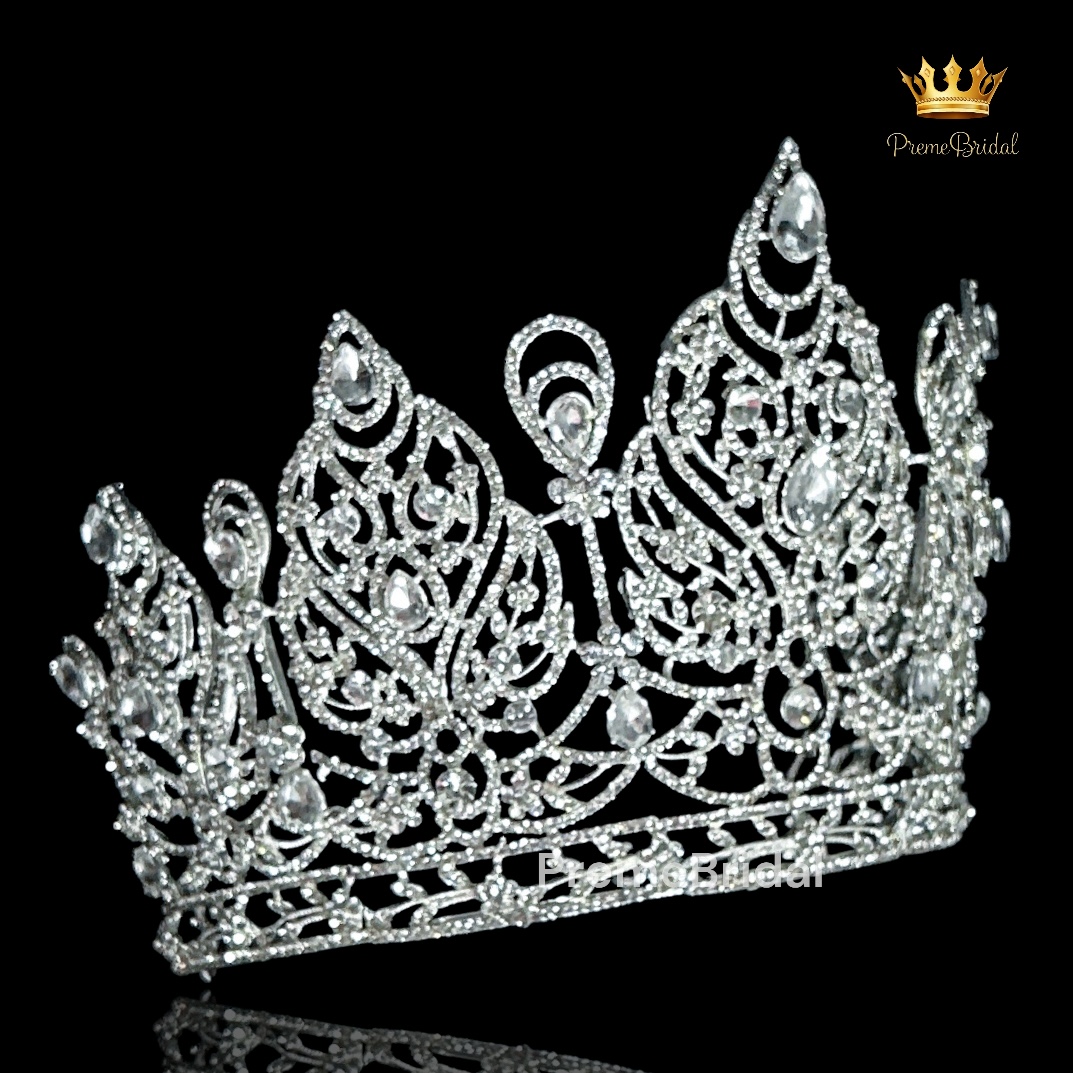 (พร้อมส่ง) เทียร่า 425 มงกุฎเพชร ครึ่งหัว งานสวย ปราณีต QCเพชรทุกเม็ด สินค้าพร้อมส่งจากไทย