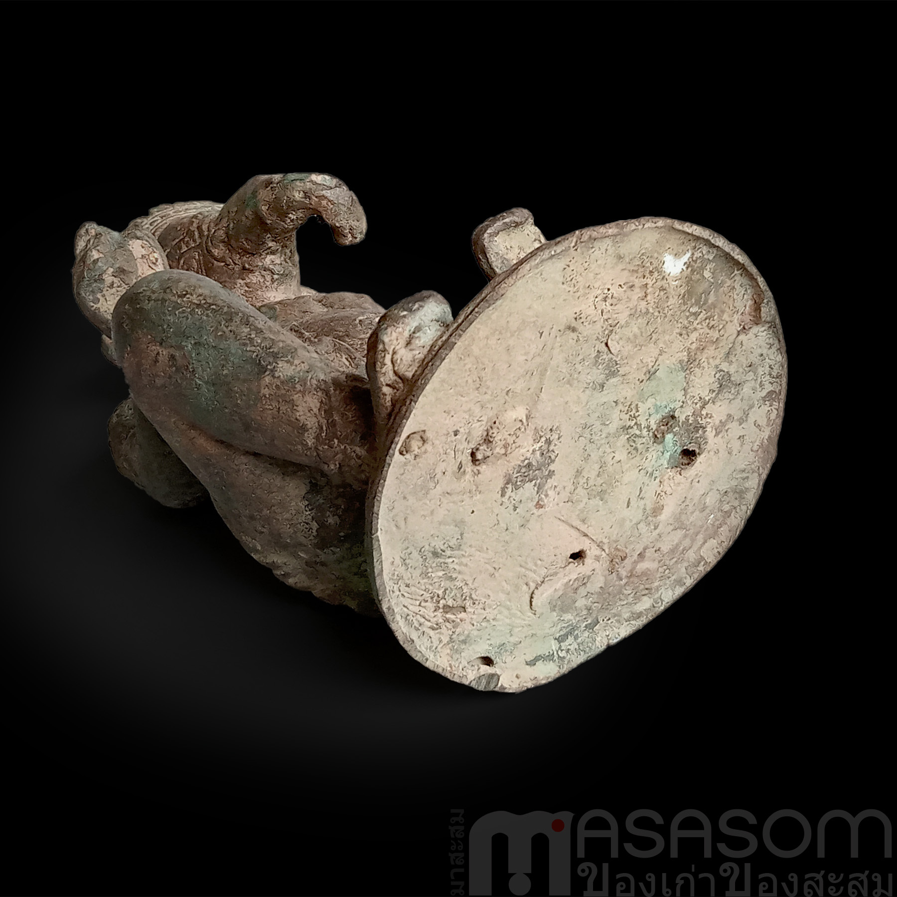 พิฆเนศทองเหลืองสนิมเขียว