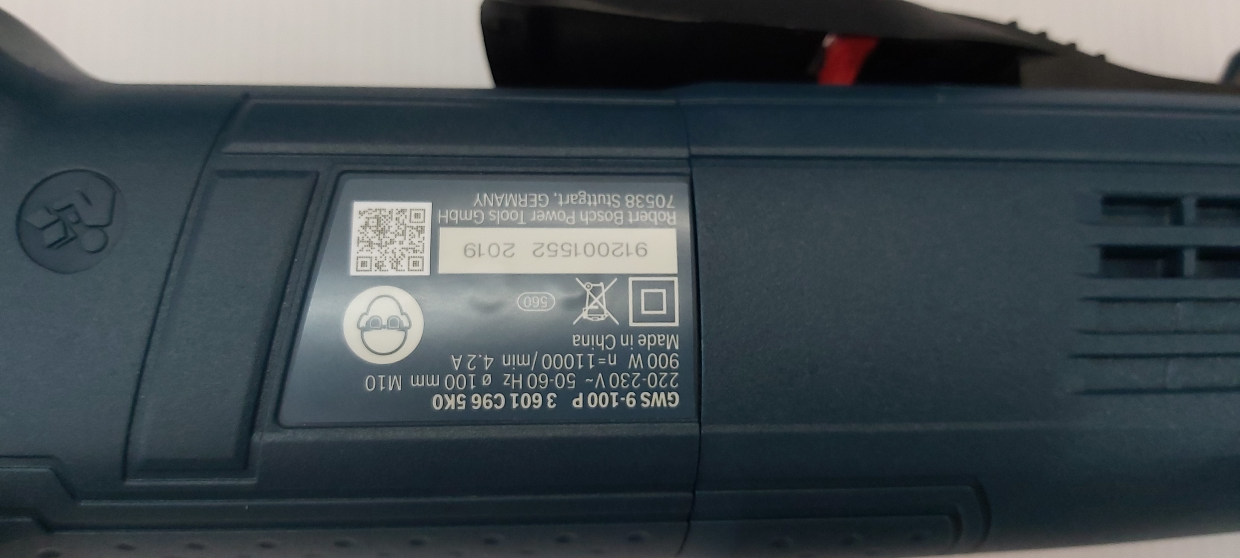 หินเจียร4" GWS9-100P BOSCH สวิทช์เซฟตี้