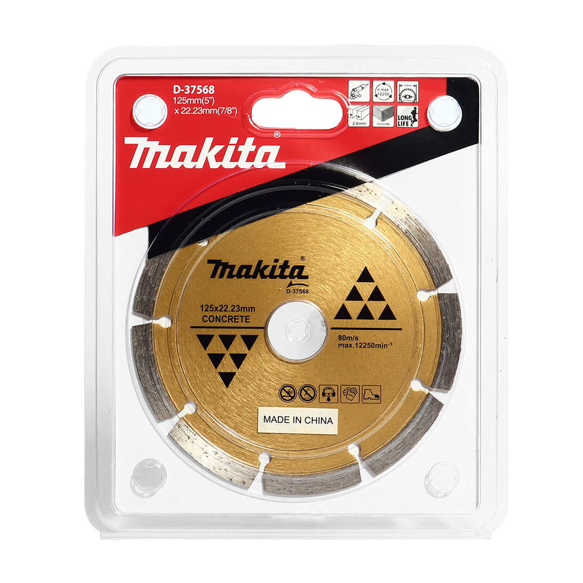 MAKITA ใบเพชร 5" ร่อง-แห้ง D-37568