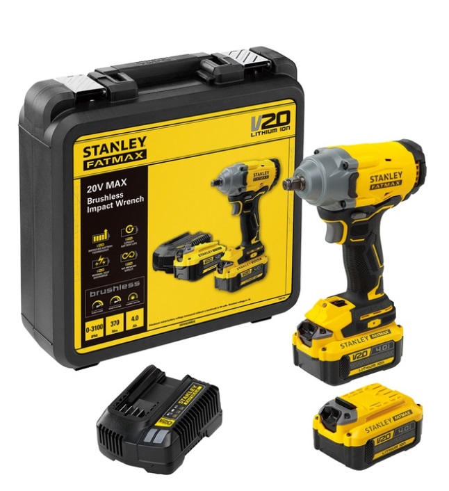 บล็อกกระแทกไร้สาย20V SBW920M2K STANLEY
