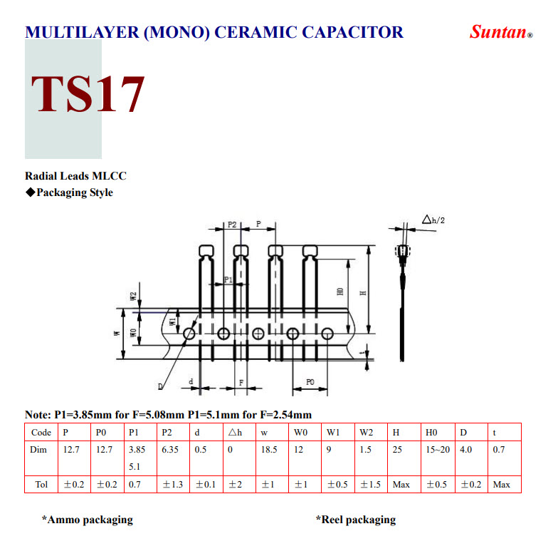 5x คาปาซิเตอร์ 33 nF 50V Ceramic