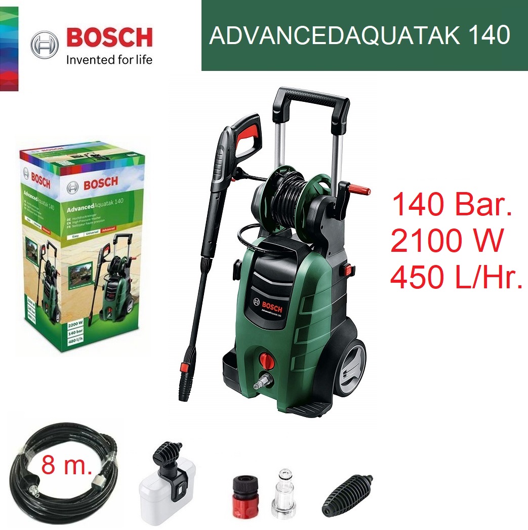เครื่องฉีดน้ำแรงดันสูง ADVANCEDAQUATAK 140 BOSCH