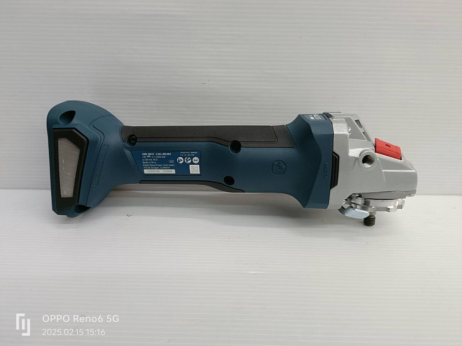 หินเจียร4" 18V GWS18V-8 BOSCH