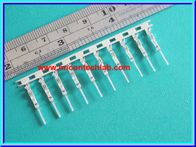 10x Male Crimp Terminal Connector 2.54mm (ไส้ไก่แบบขาตัวผู้)