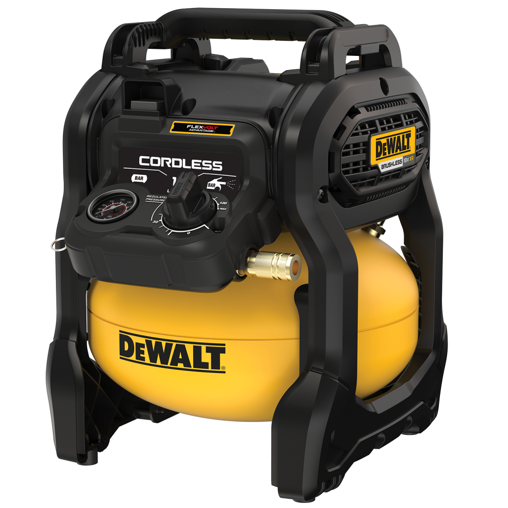 DEWALT รุ่น DCC1020N-KR ปั๊มลมไร้สายไร้แปรงถ่าน 10 ลิตร 20V Max Flexvolt Advantage เฉพาะตัวเครื่อง