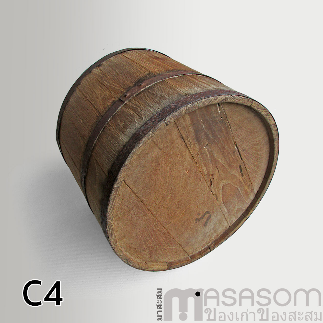 ถังไม้ตวงข้าวโบราณขนาด 20 ลิตร