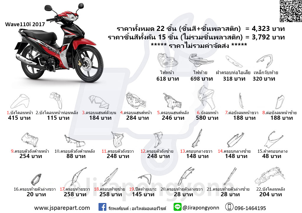 ชุดสี Wave110i (2017)