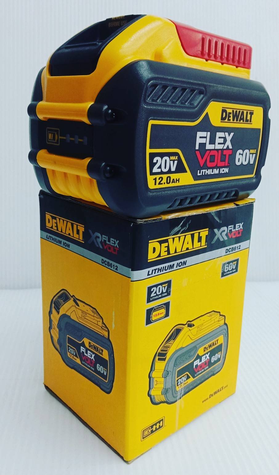 แบตเตอรี่ Flexvolt 20V/60V 12Ah DCB612 DEWALT