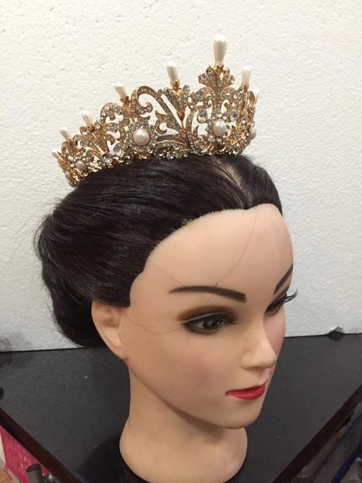 (พร้อมส่ง) มงกุฎ 019 สีทอง