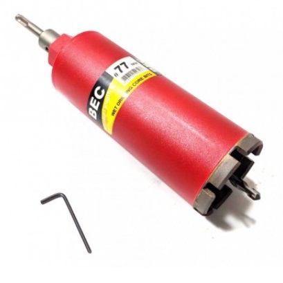 โฮลซอเจาะคอนกรีต 77mm. ยาว180mm. BEC