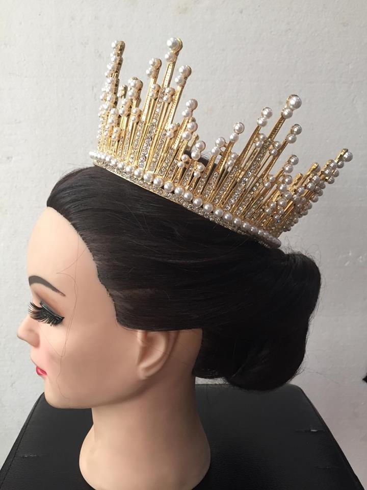 (พร้อมส่ง) มงกุฎ 037 มงกุฎนางงาม มงกุฎประกวด งานสวย งานคุณภาพ