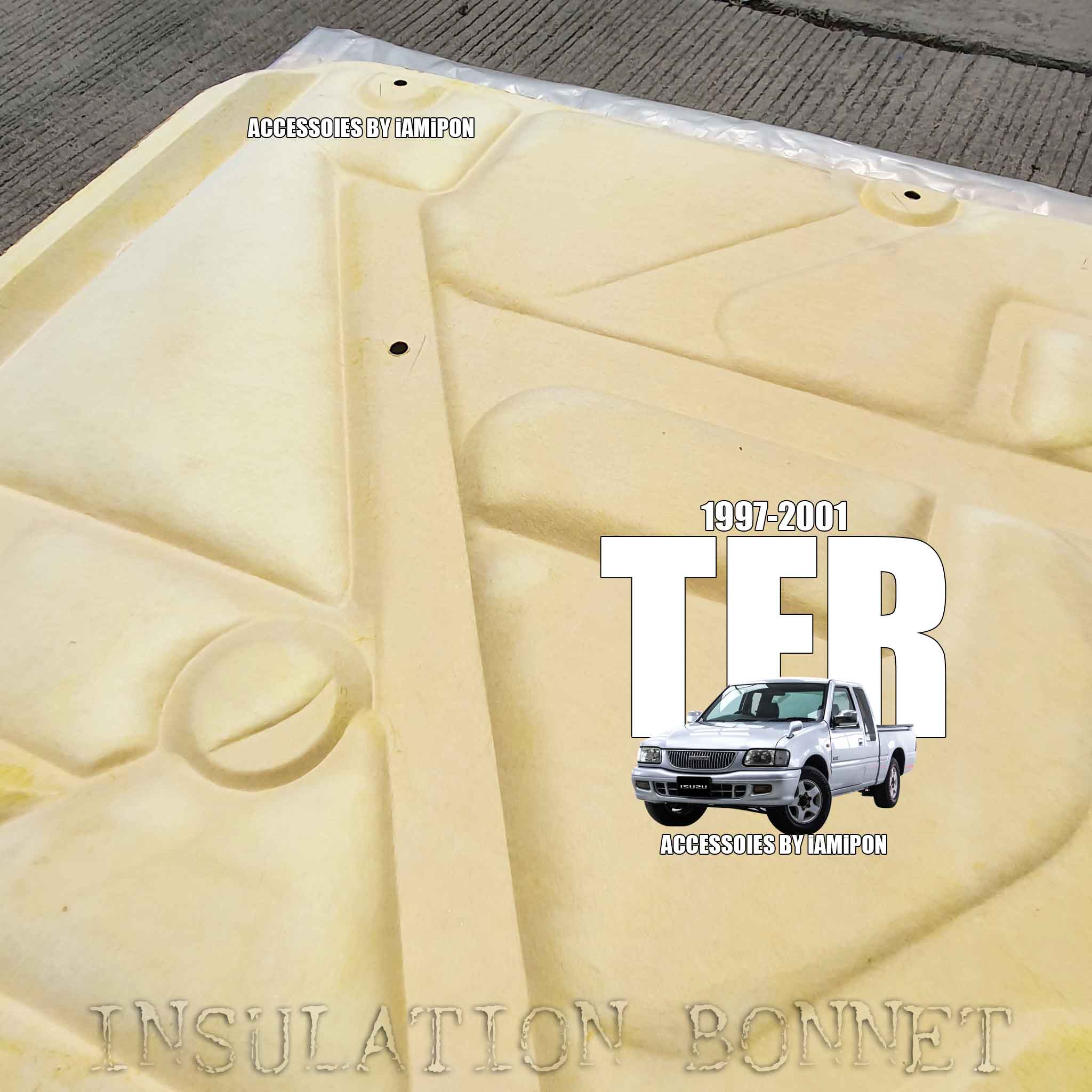 แผ่นกันความร้อนฝากระโปรง อีซุซุ TFR 1997-2001 แท้ห้าง INSULATION BONNET ISUZU TFR 1997-2001 MASTER