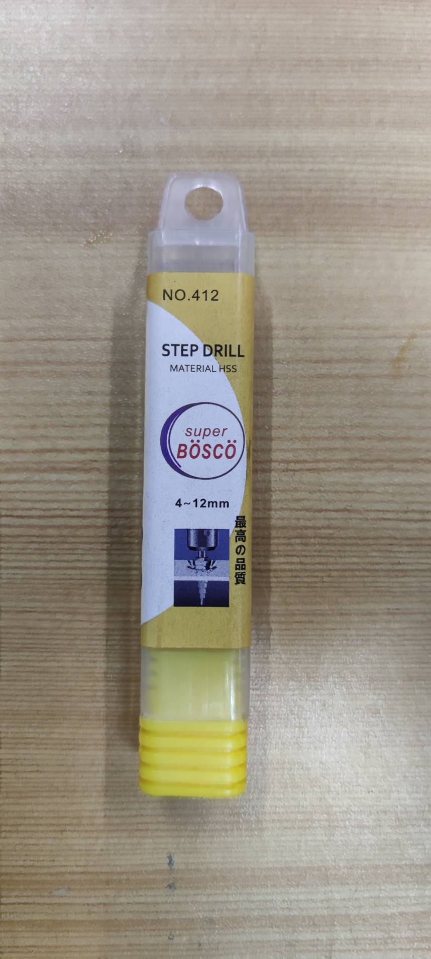ดอกสเต็ปHSS 4-12มม. BOSCO แกน6มม.