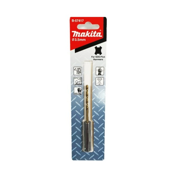 ดอกเจาะเหล็ก HSS-TIN 3.5x100mm.MAKITA SDS-Plus