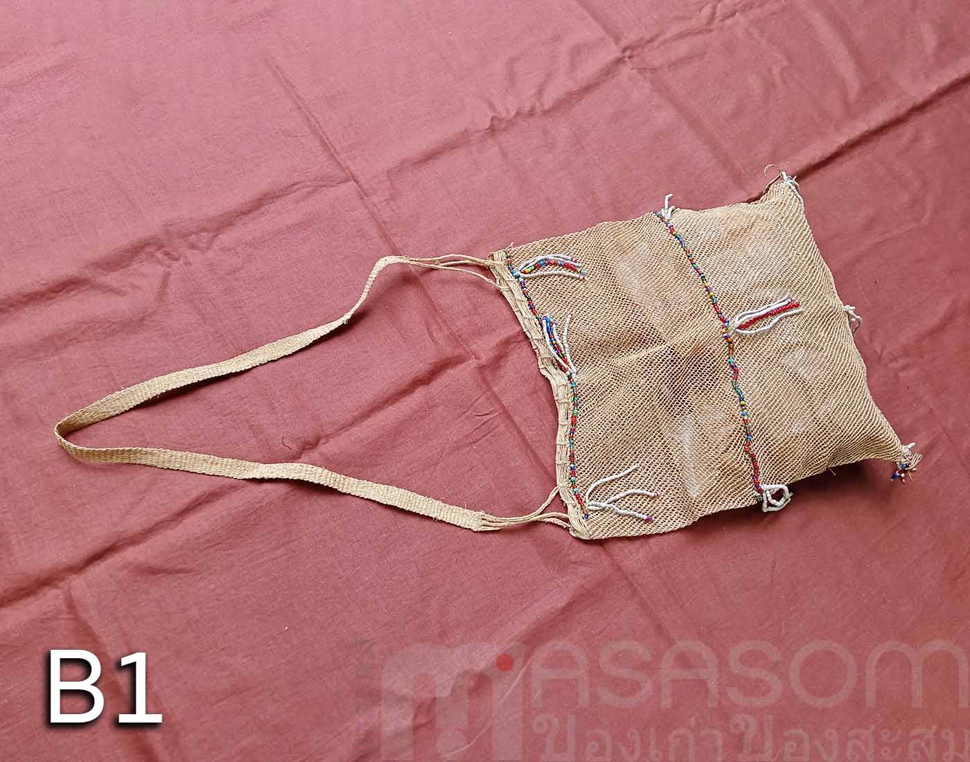 กระเป๋าถักเชือกใยกัญชง