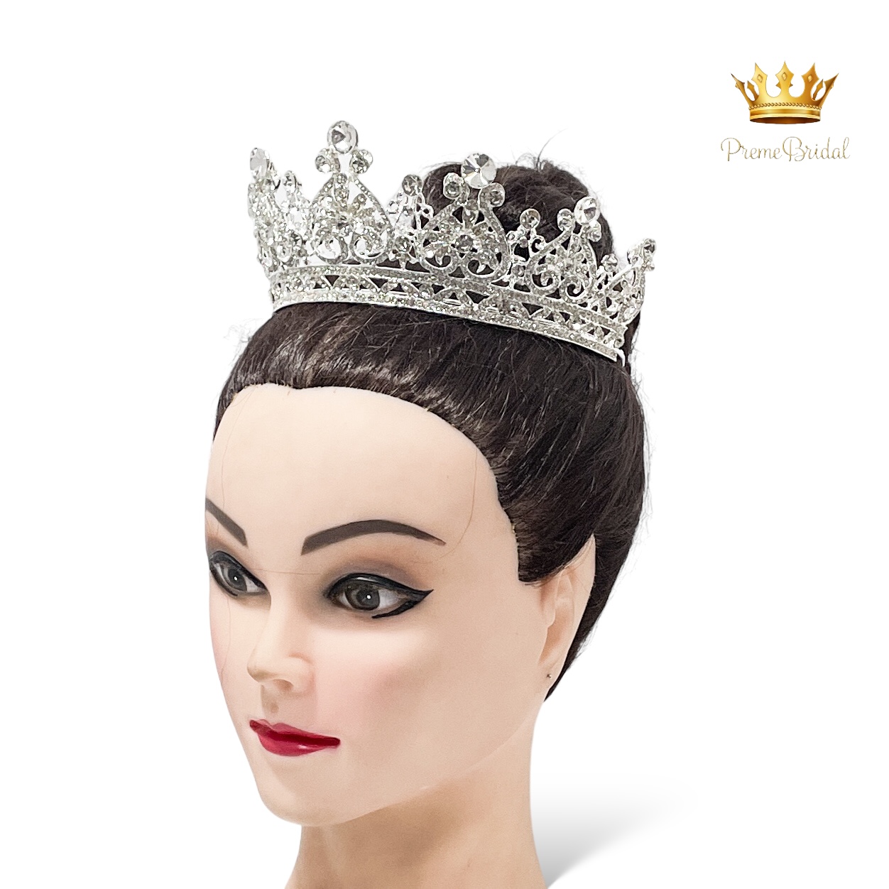 (พร้อมส่ง) เทียร่า 415 มงกุฎนางงาม ครึ่งหัว งานสวย ปราณีต QCเพชรทุกเม็ด สินค้าพร้อมส่งจากไทย