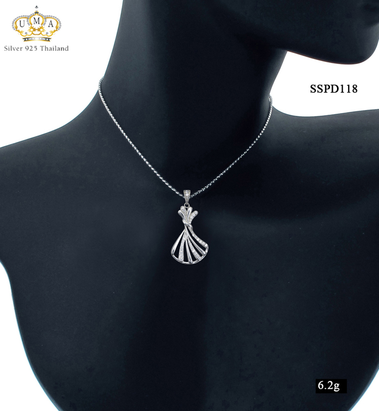 จี้เงินแท้925ประดับเพรชแท้สวิส เกรดดี น้ำใส ,จี้,จี้ เงิน,จี้ เงิน แท้,จี้ เพชร,จี้ เพชร แท้ ราคา ถูก,จี้แฟชั่น,จี้ผู้หญิง,จี้สวยๆ,Pendant silver925