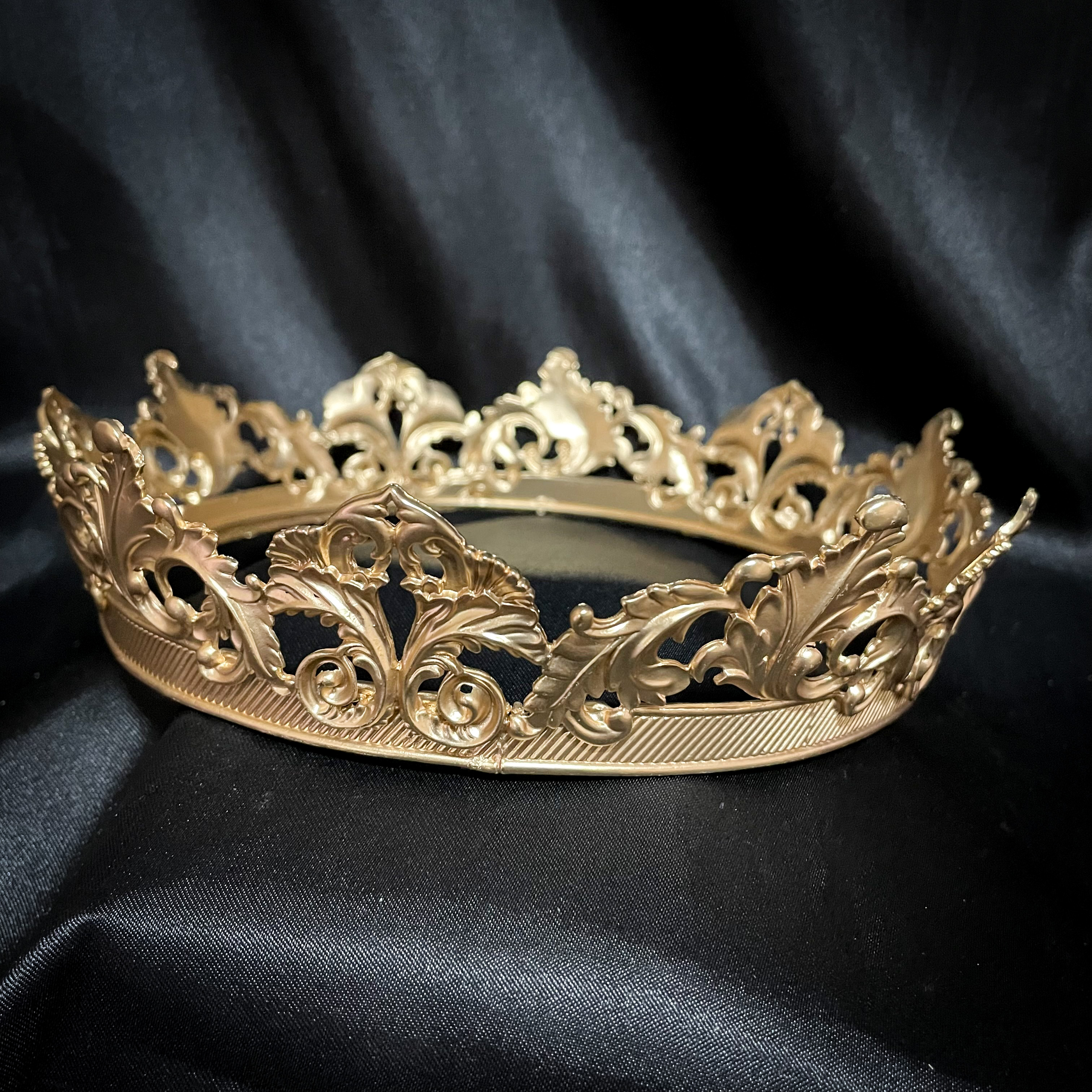 (พร้อมส่ง) มงกุฏผู้ชาย 077 มงกุฎสีทอง เจ้าชาย พระราชา การประกวด สินค้าพร้อมส่ง ไม่ต้องรอนาน งานพรีเมี่ยม ส่งด่วนจาก จ.อุบลราชธานี