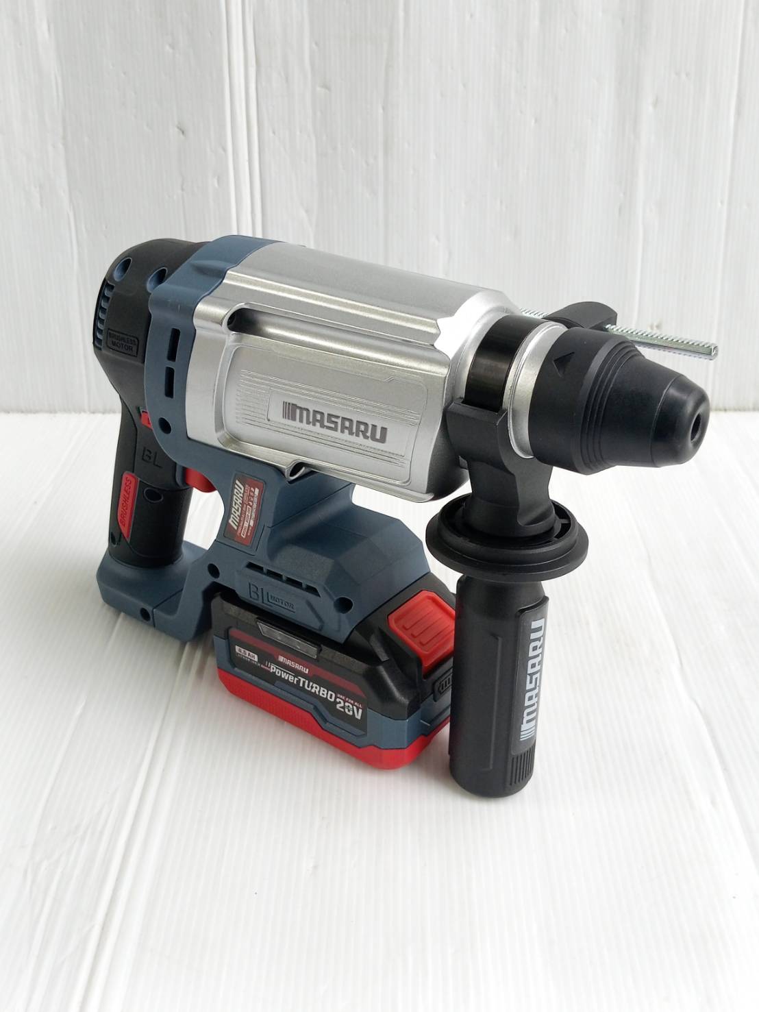 MASARU สว่านโรตารี่ไร้สาย รุ่น SCDR-205-B1 มอเตอร์ Brushless เจาะปูน สกัดคอนกรีต แถมดอกเจาะ ดอกสกัด