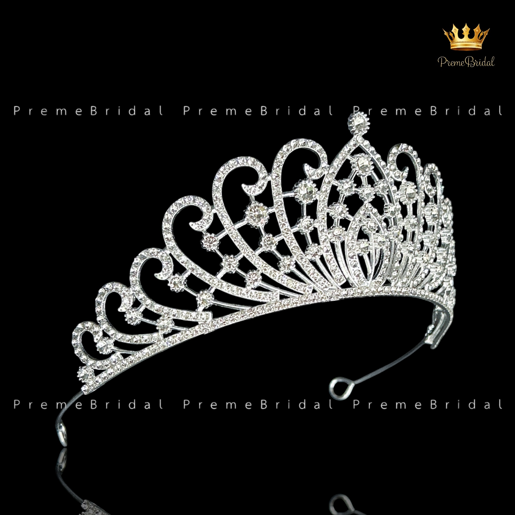 (พร้อมส่ง) เทียร่า 246 สีเงิน มงกุฎเจ้าสาว มงกุฎเจ้าหญิง งานสวย ปราณีต QCเพชรทุกเม็ด สินค้าพร้อมส่งจากไทย