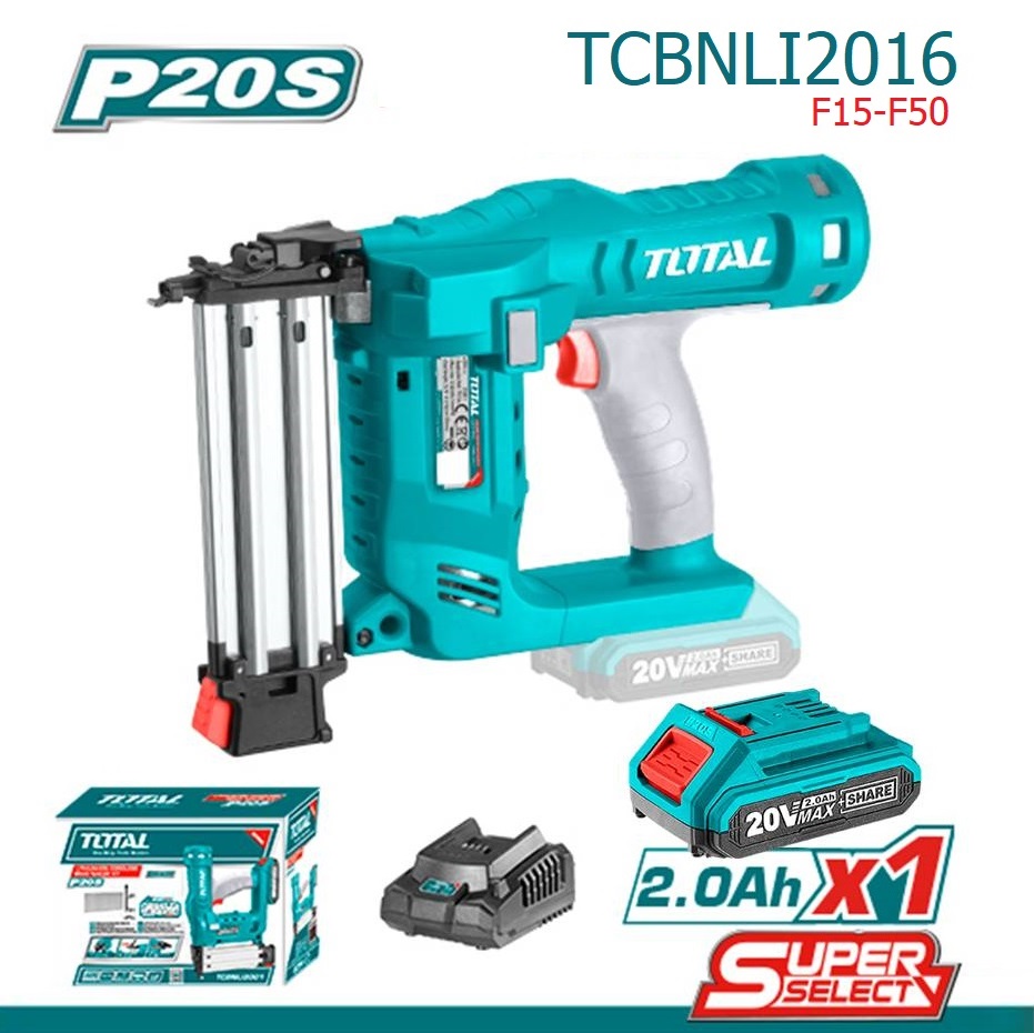 เครื่องยิงตะปู20V TCBNLI2016 TOTAL F15-F50