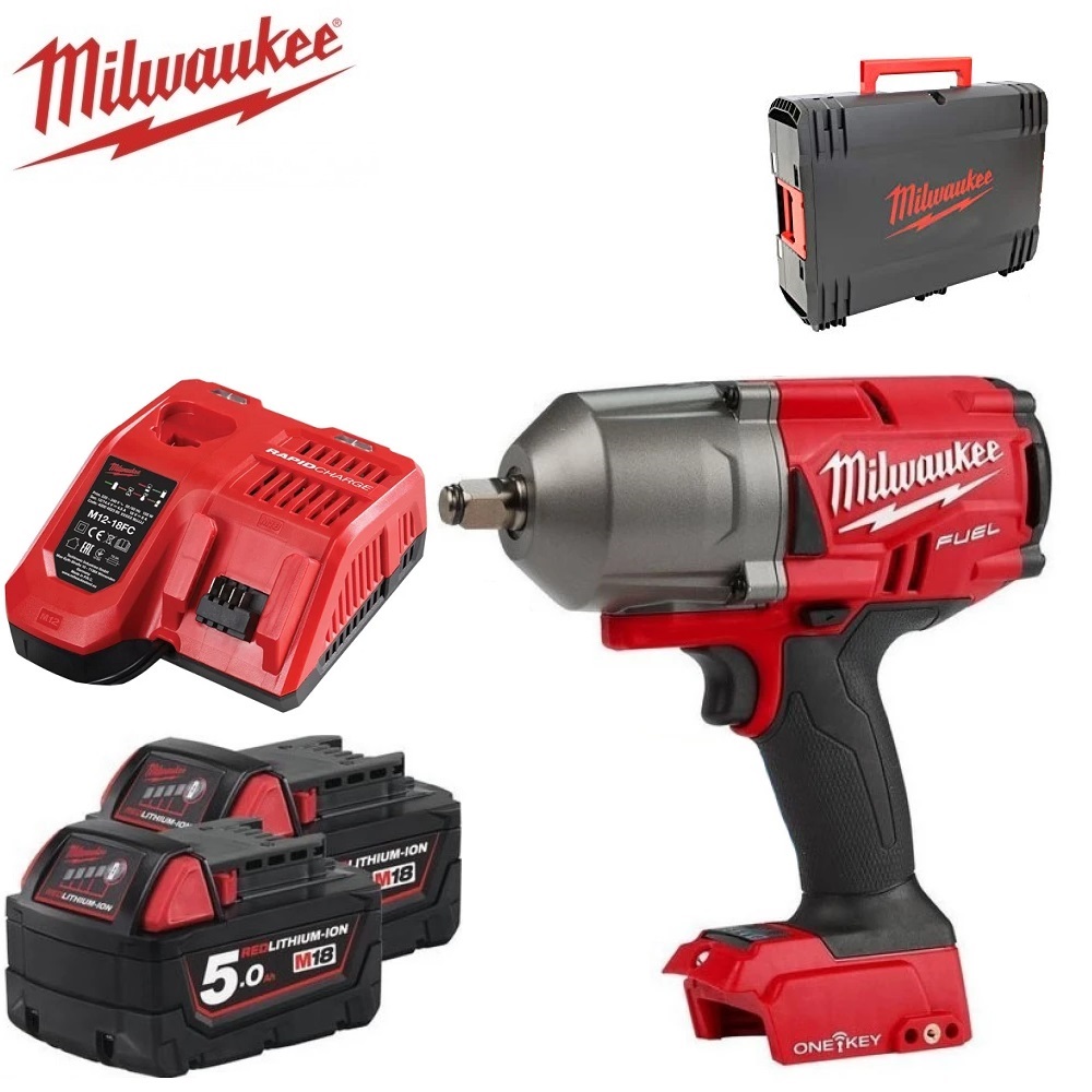 บล็อคกระแทก3/4" 18V M18 ONEFHIWF34-502X MILWAUKEE (ครบชุด)