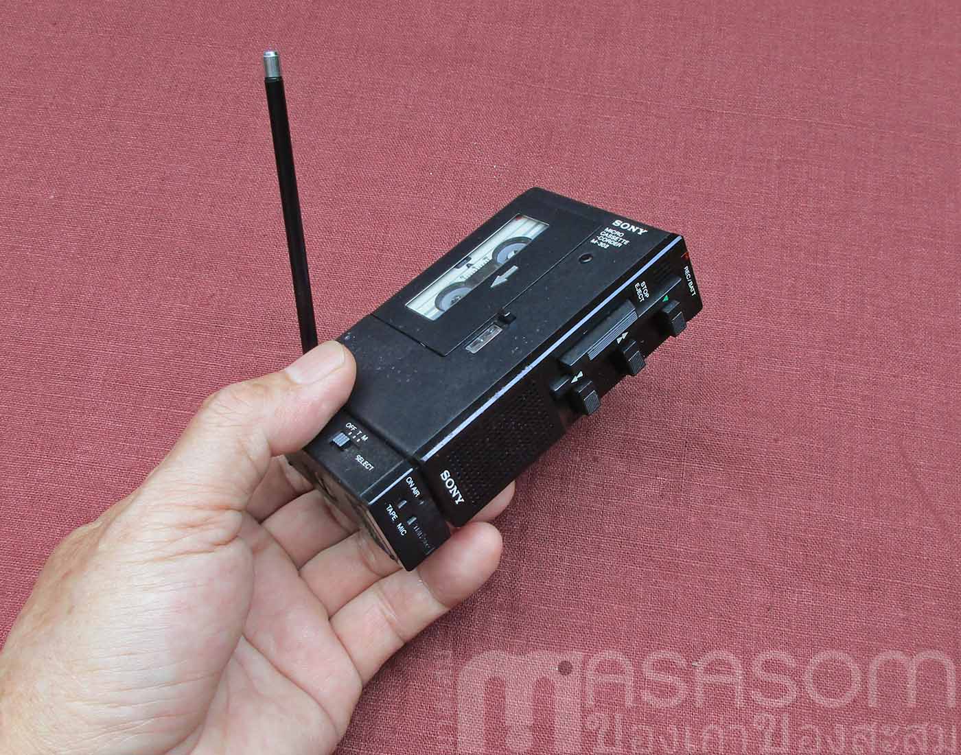 เครื่องบันทึกเสียง sony micro cassette corder