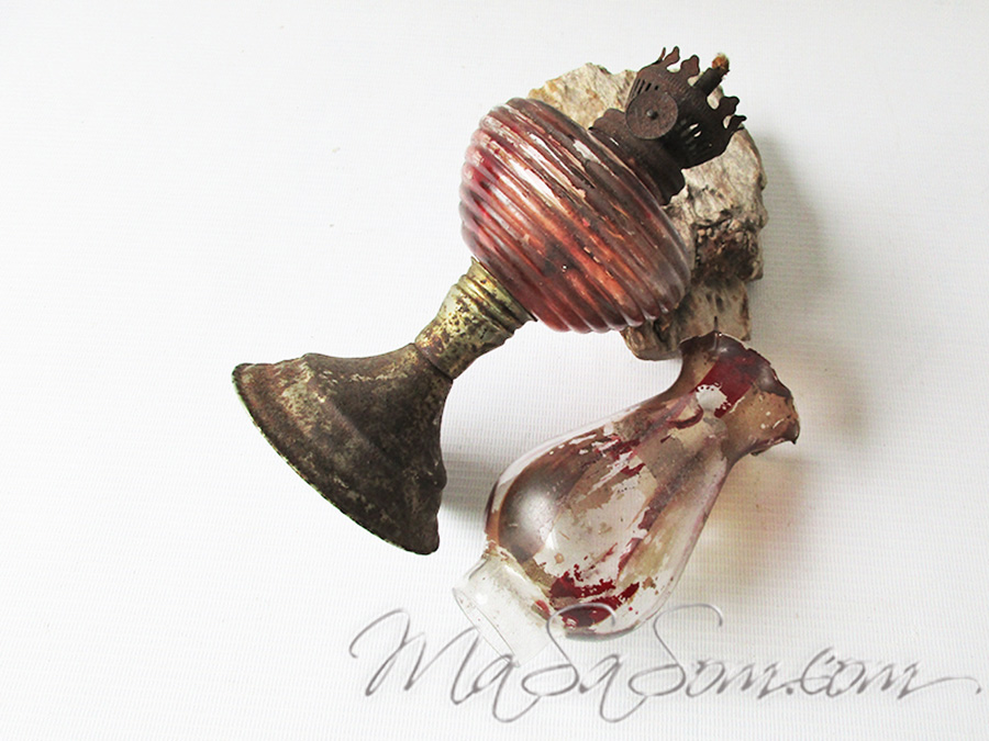 ตะเกียงลานเพ้นท์ลาย