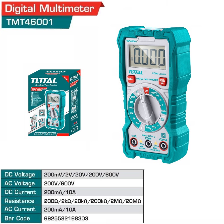 มัลติมิเตอร์ TMT46001 TOTAL