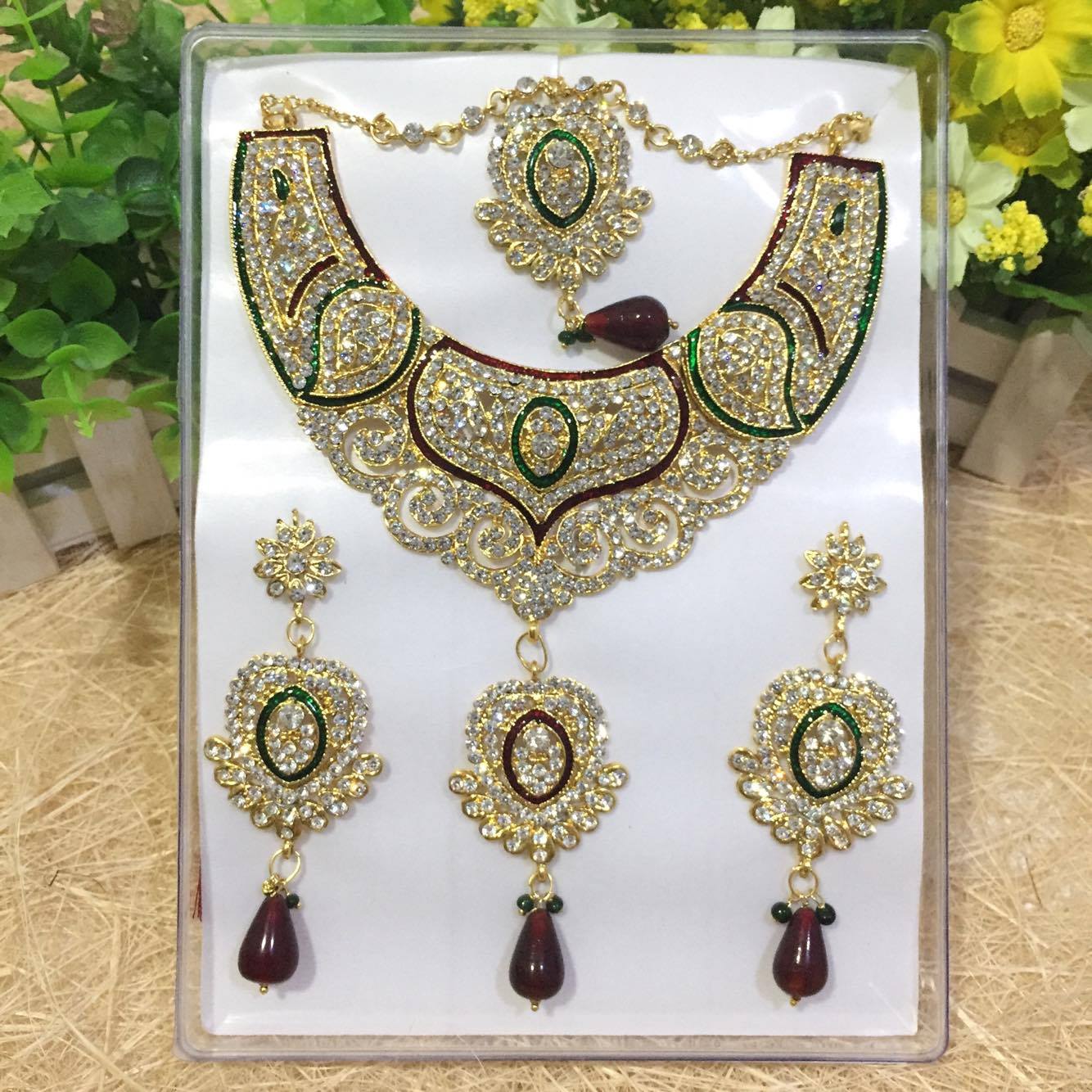 (พร้อมส่ง) เครื่องประดับอินเดีย 024
