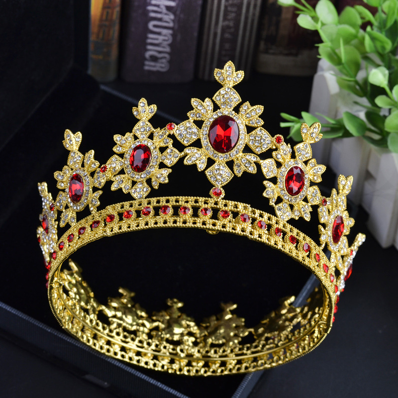 (พร้อมส่ง) มงกุฏ 050 แดง