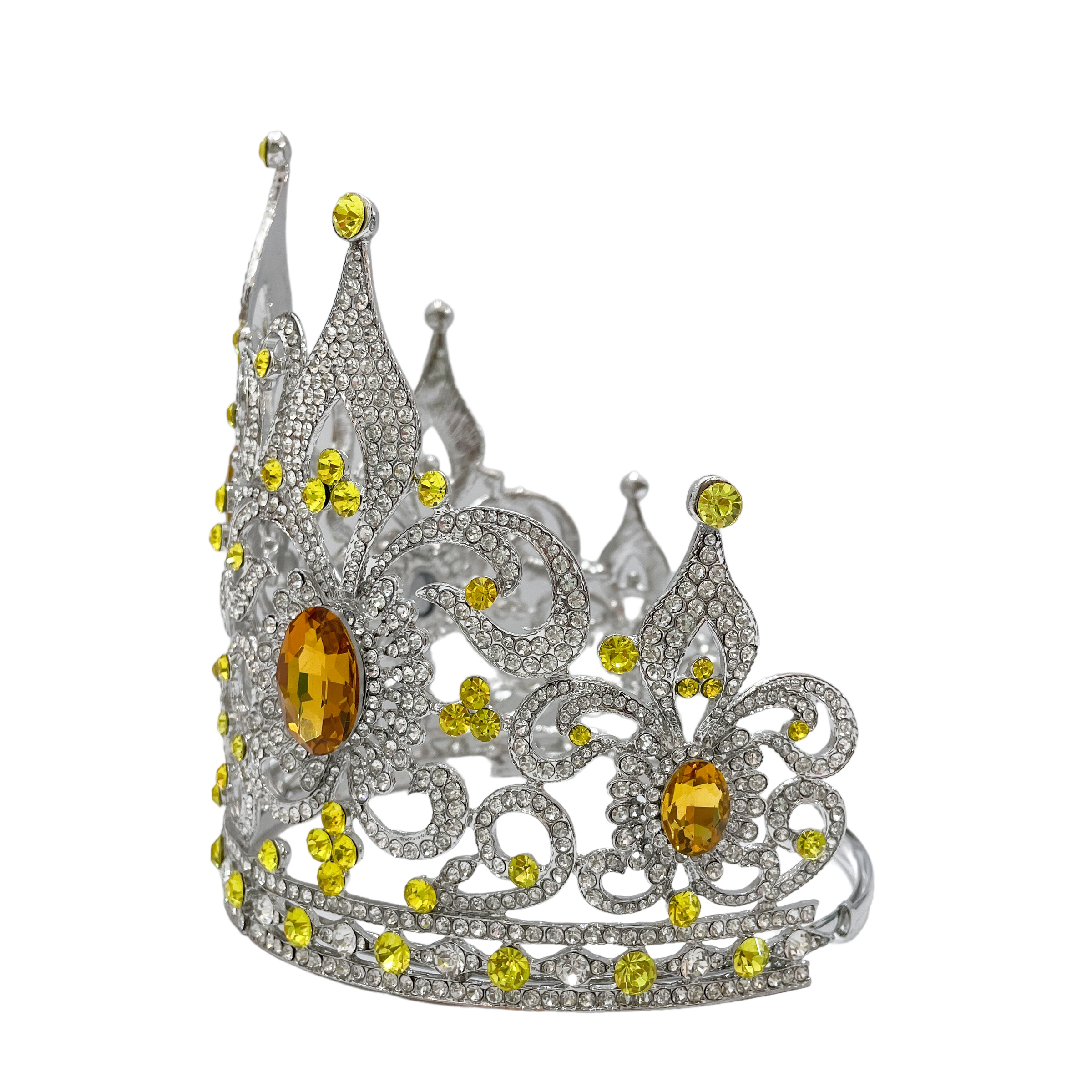 (พร้อมส่งจากไทย) มงกุฏ 102 สีเหลือง มงกุฎนางงาม มงกุฎเพชร มงกุฎประกวด สินค้าพร้อมส่ง ไม่ต้องรอนาน งานพรีเมี่ยม