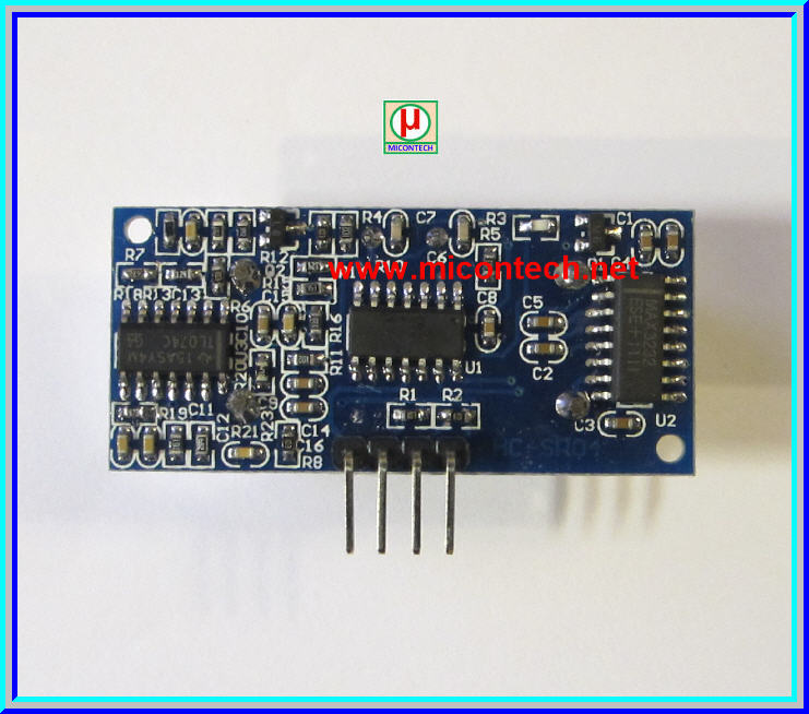 1x HC-SR04 เซ็นเซอร์อัลตราโซนิควัดระยะ (Ultrasonic)
