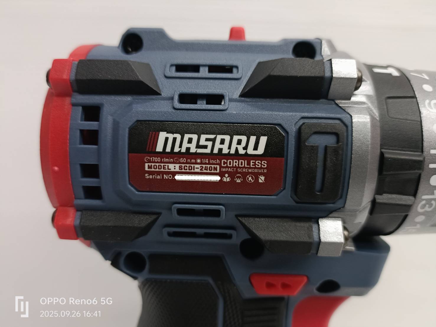 MASARU สว่านกระแทก20V 3ระบบ SCDI-240-B2