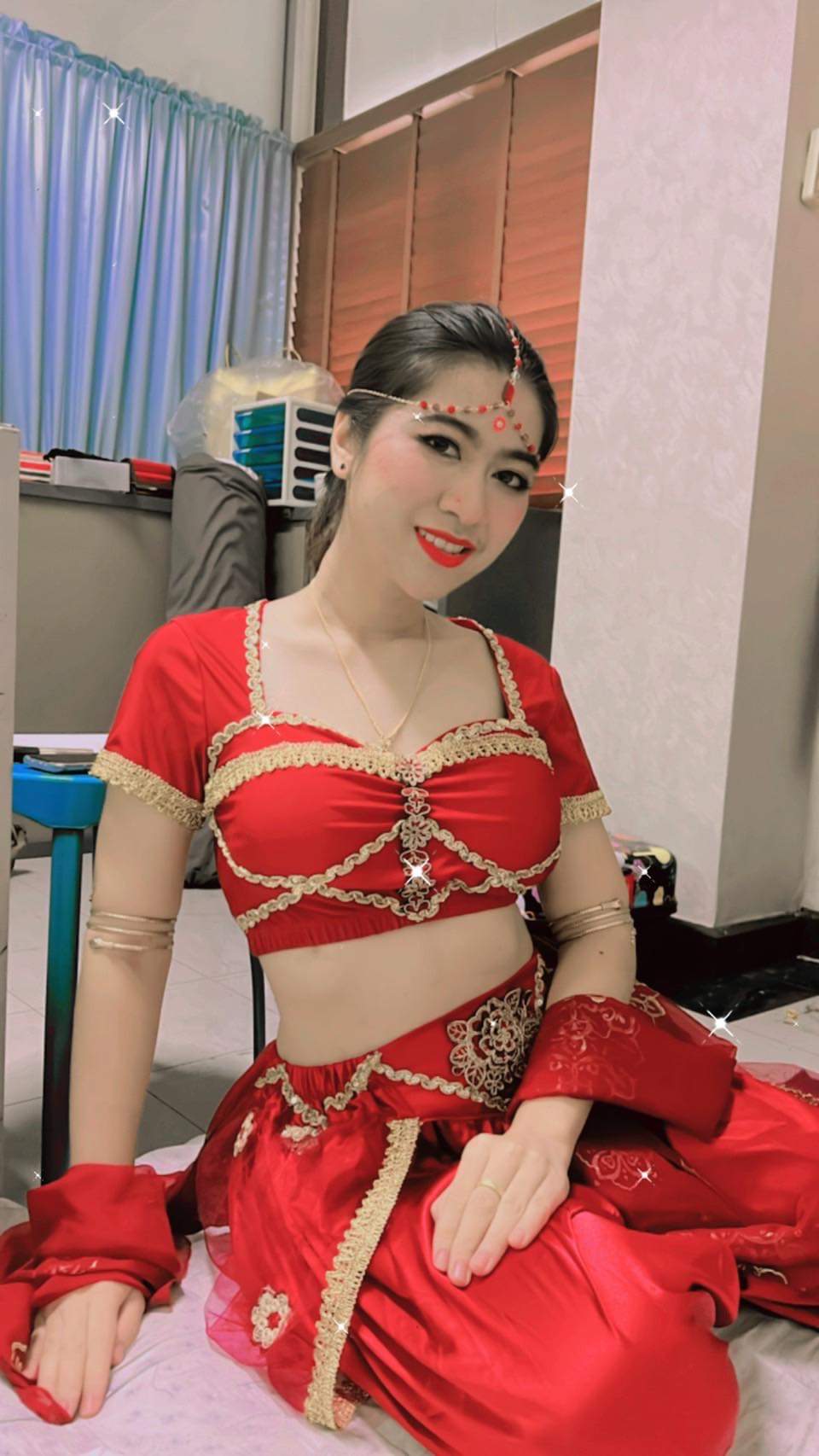 ชุดเจ้าหญิงเปอร์เซีย สีแดง