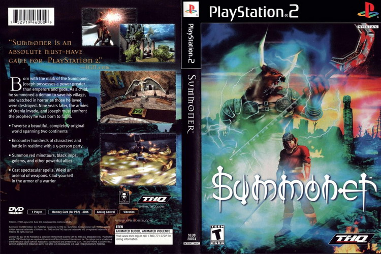 SUMMONER 1 [US : DVD5 1 Disc]