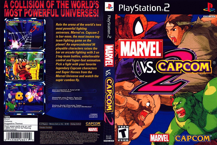 MARVEL VS. CAPCOM 2 [US : CD 1 Disc]