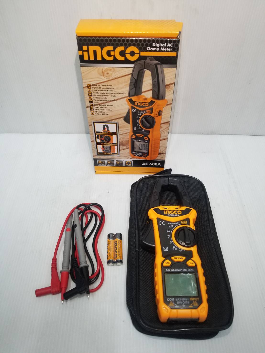 แคลมป์มิเตอร์ดิจิตอล รุ่น DCM6003 INGCO