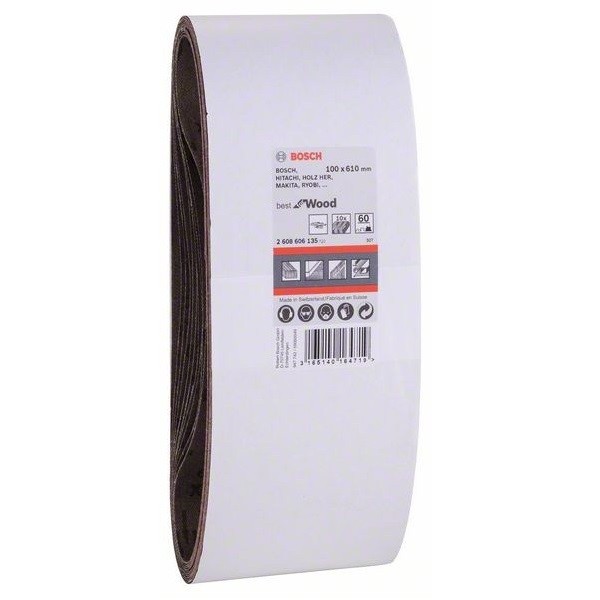 ผ้าทรายสายพาน4"x24" #80 BOSCH