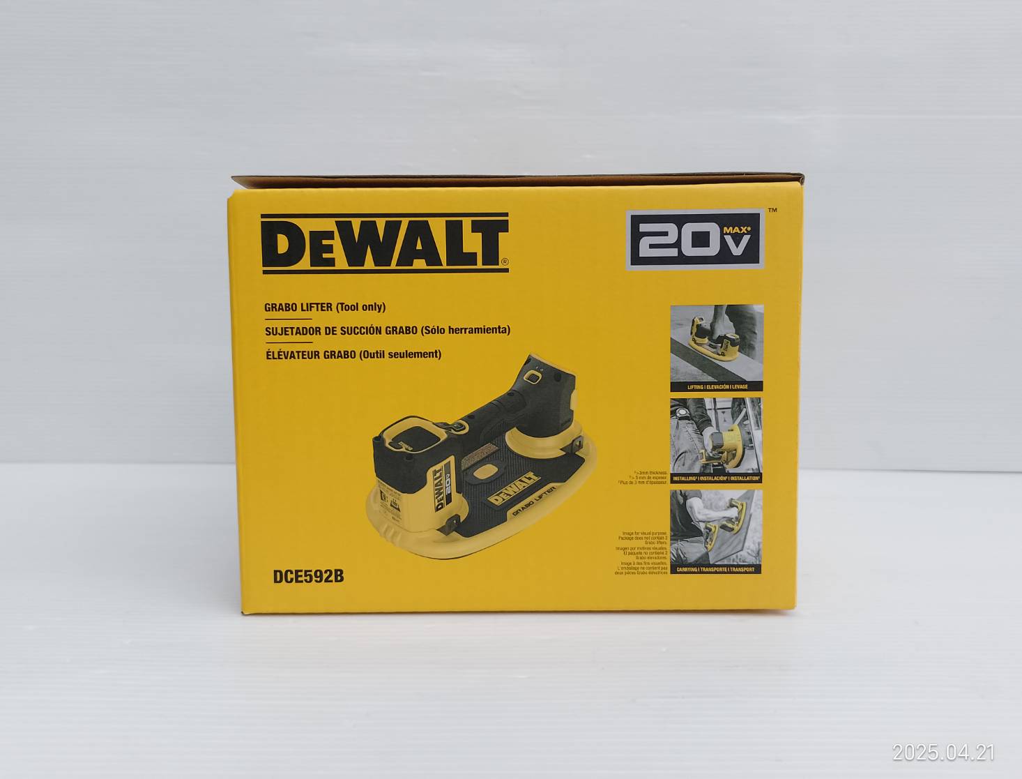 DEWALT อุปกรณ์ยกของสูญญากาศไร้สาย รุ่น DCE592B