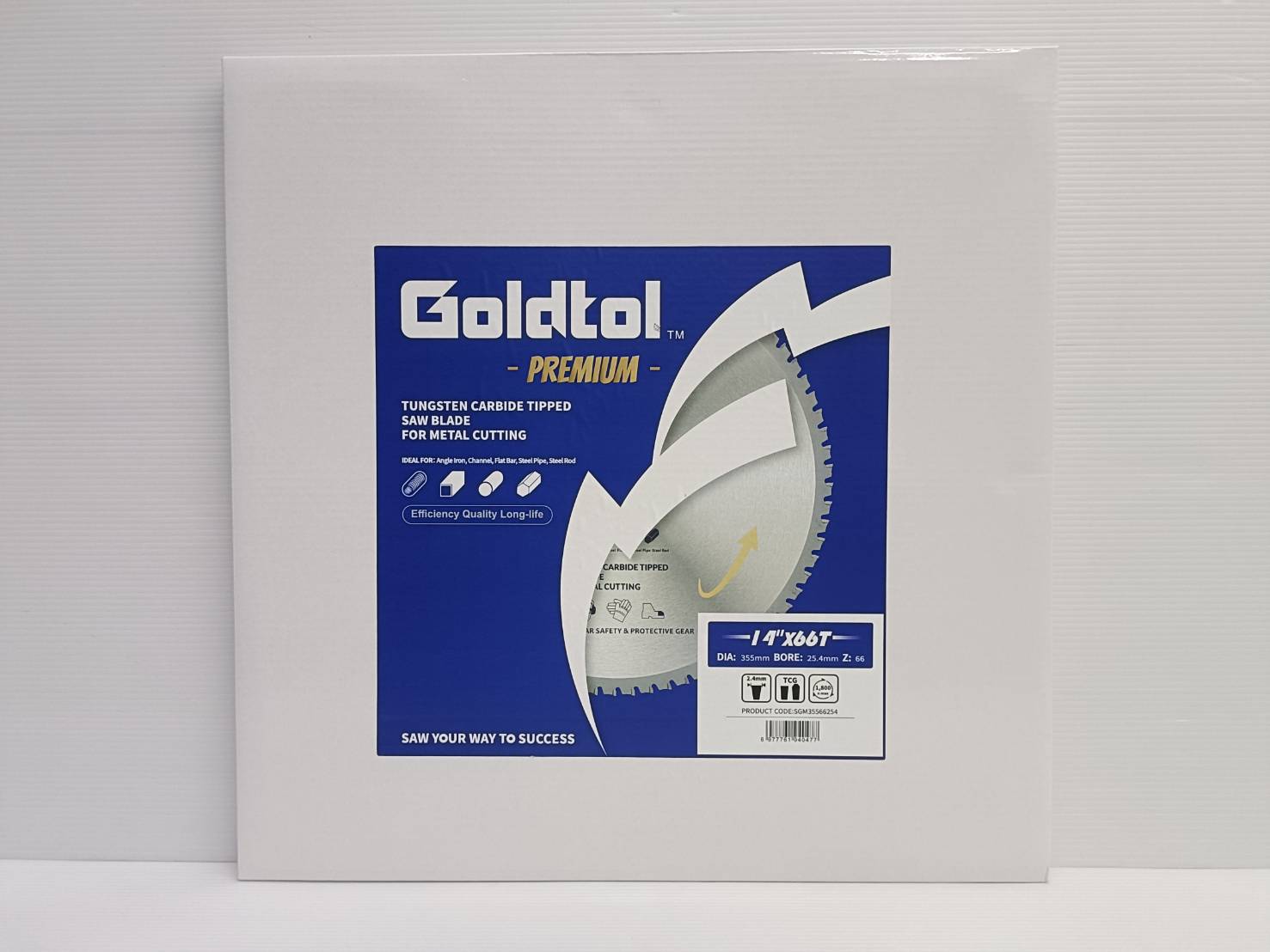 Goldtol ใบเลื่อยตัดเหล็ก ฟันTCT 14"x66T G-1926