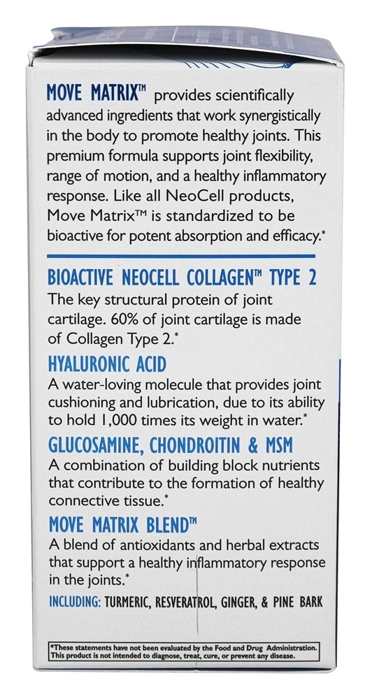 NeoCell Move Matrix™ Advanced Joint Hydrator 150 Capsules