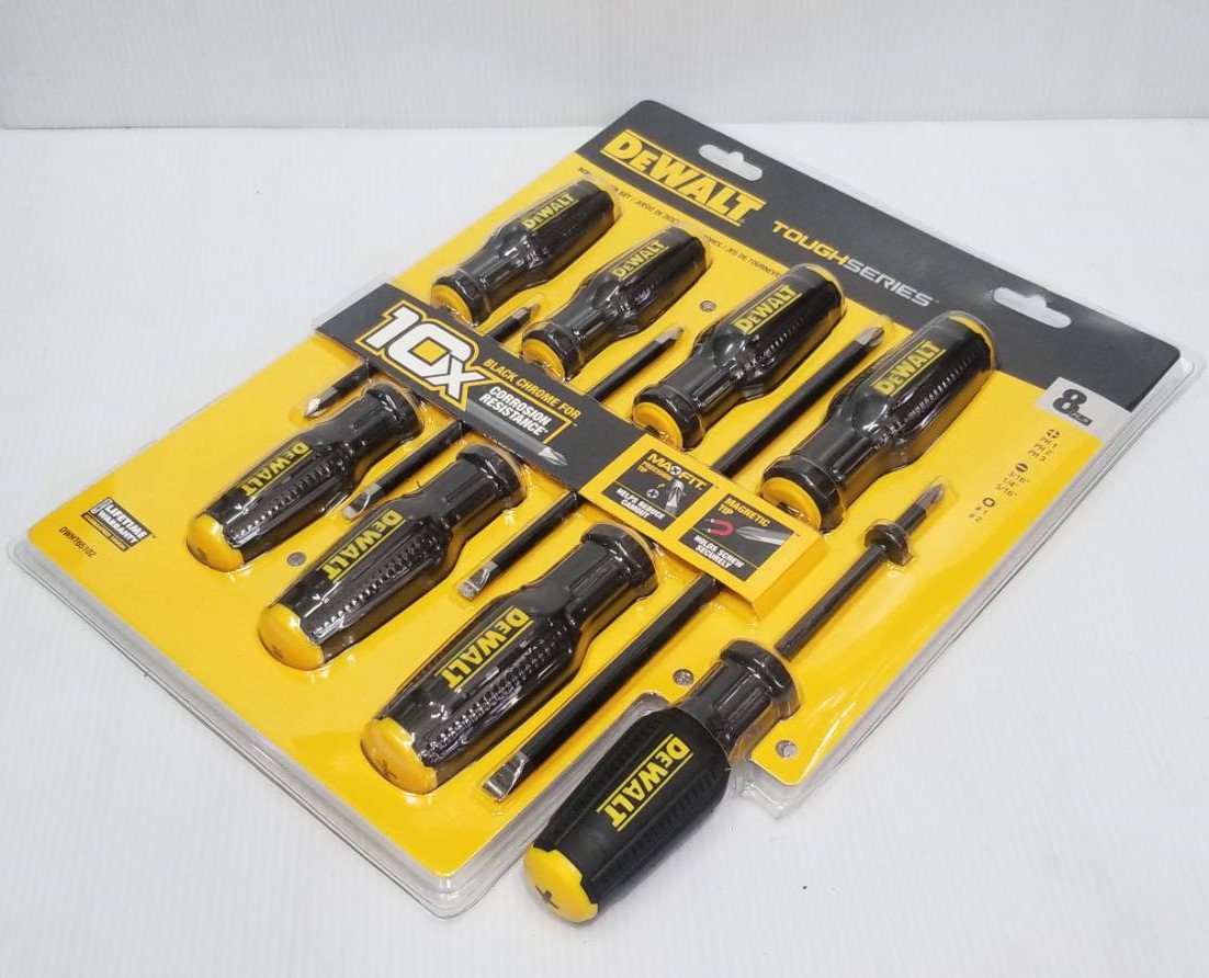 ชุดไขควง 8ชิ้น DWHT65102 DEWALT