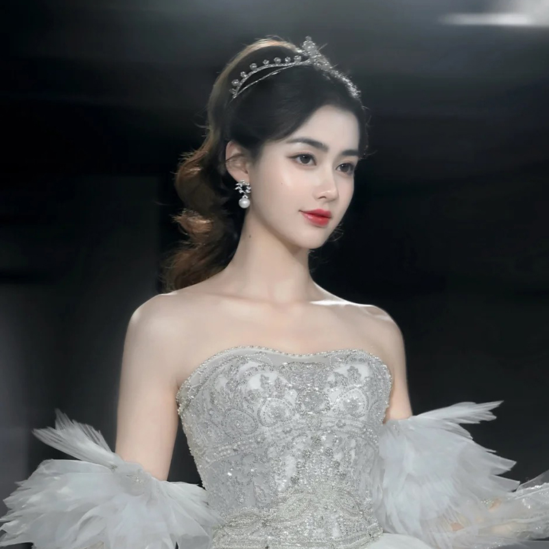 (พร้อมส่ง) เทียร่า 313 เทียร่าเจ้าสาว งานสวย ปราณีต QCเพชรทุกเม็ด สินค้าพร้อมส่งจากไทย