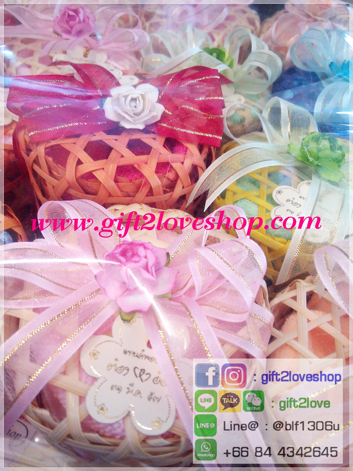 ผ้าขนหนูนาโน ใส่แพคเกจชะลอมฝาครอบขนาด 3 นิ้ว